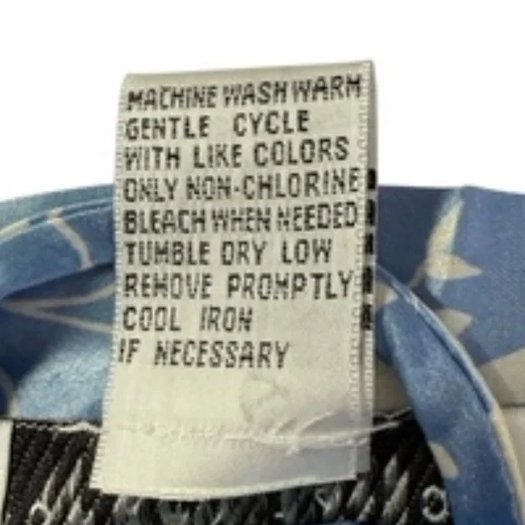 Morgan Taylor Intimates Light Blue/White Floral Robe and Short Gown Size L - Picture 12 of 12